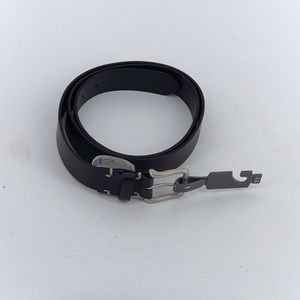 Men’s Navy Peacoat Leather Belt. Sz: 44